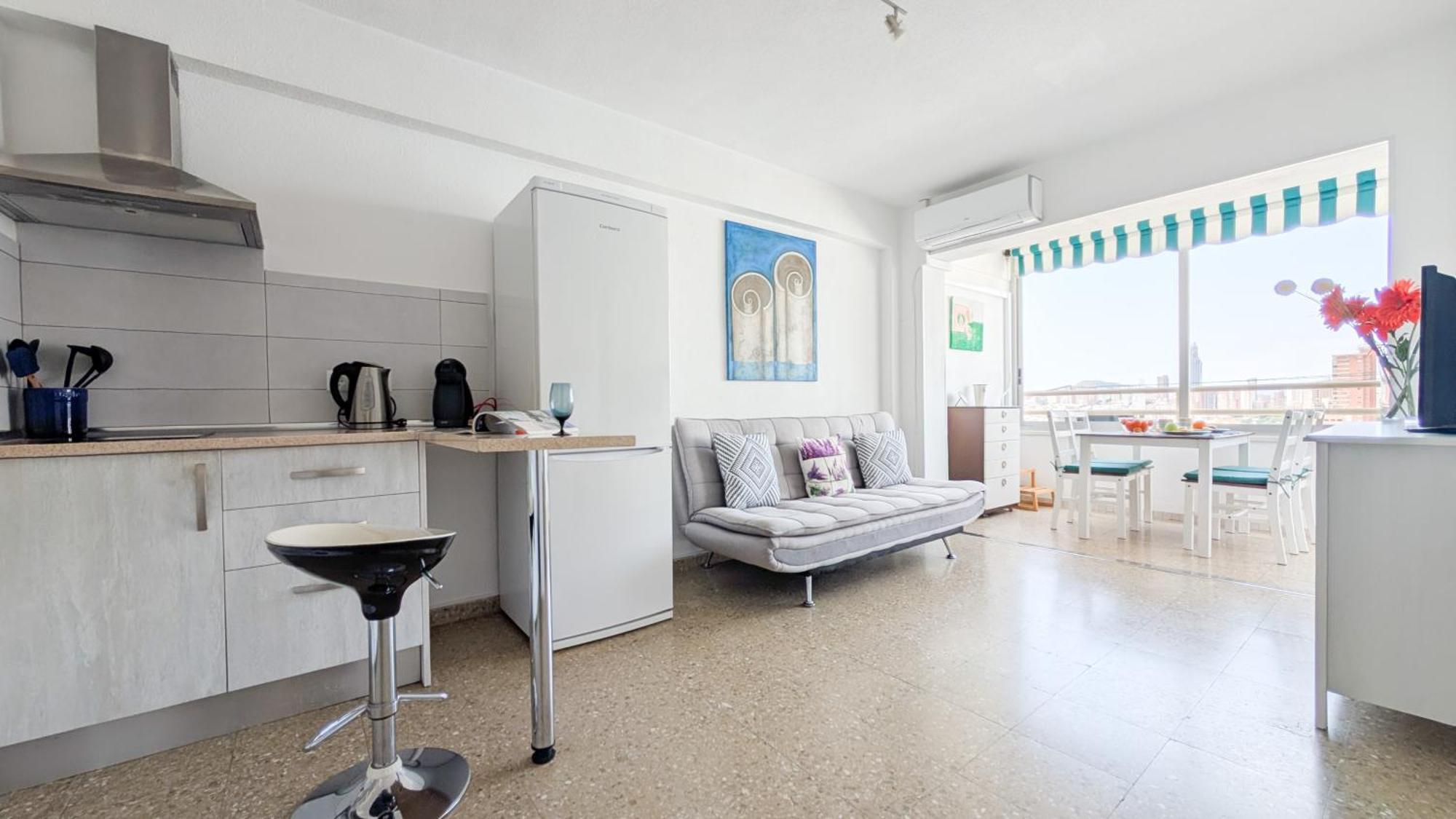 Pintor Sorolla Sea Front Apartment Benidorm Ngoại thất bức ảnh