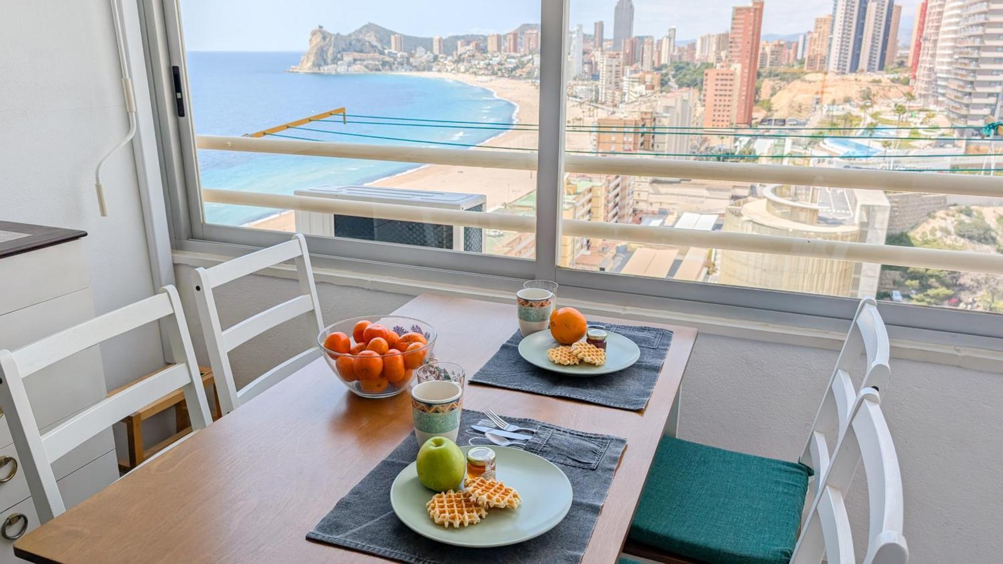 Pintor Sorolla Sea Front Apartment Benidorm Ngoại thất bức ảnh